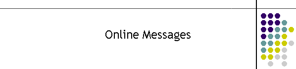 Online Messages
